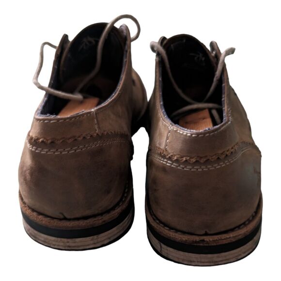 PENGUIN BY MUNSINGWEAR Wade Oxford Dress Shoes Men's Size 9 Leather Suede Tan - Picture 3 of 6